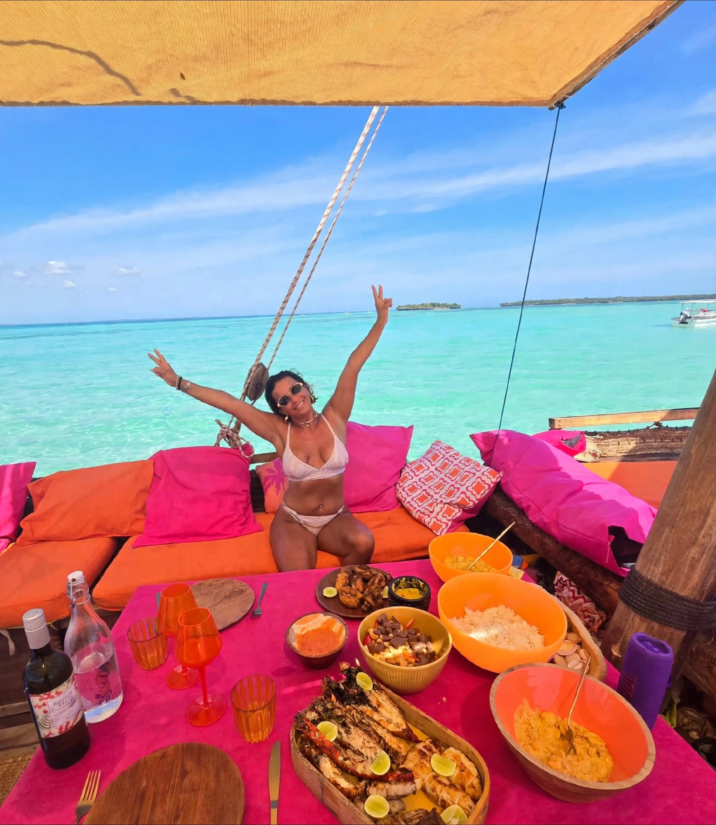 Zanzibar beach and sandbank